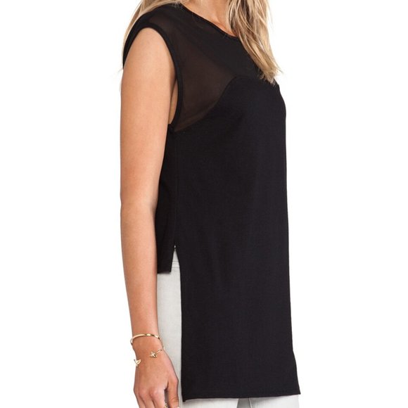 OAK Black Front Panel Muscle Tee Size Medium - Picture 3 of 8